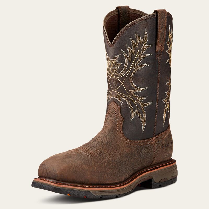 ARIAT - WorkHog Waterproof CSA Bruin Brown Work Boot