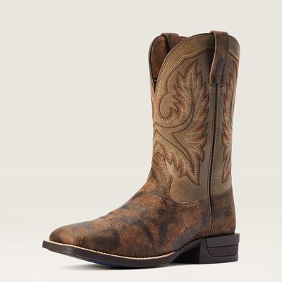 ARIAT - Wilder Antique Grey Wide Square Toe Cowboy Boot