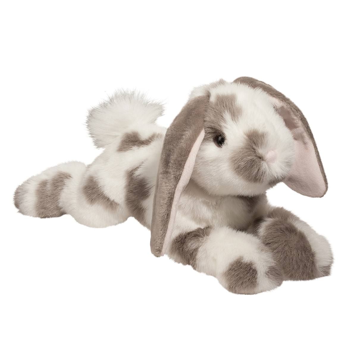 DOUGLAS - Ramsey DLux Gray Spotted Bunny, Size: 18'' Long