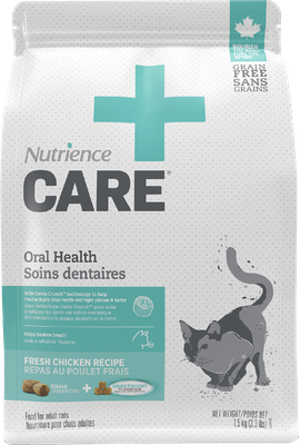 NUTRIENCE - Care+ Oral Health Dental Kibble for Cats
