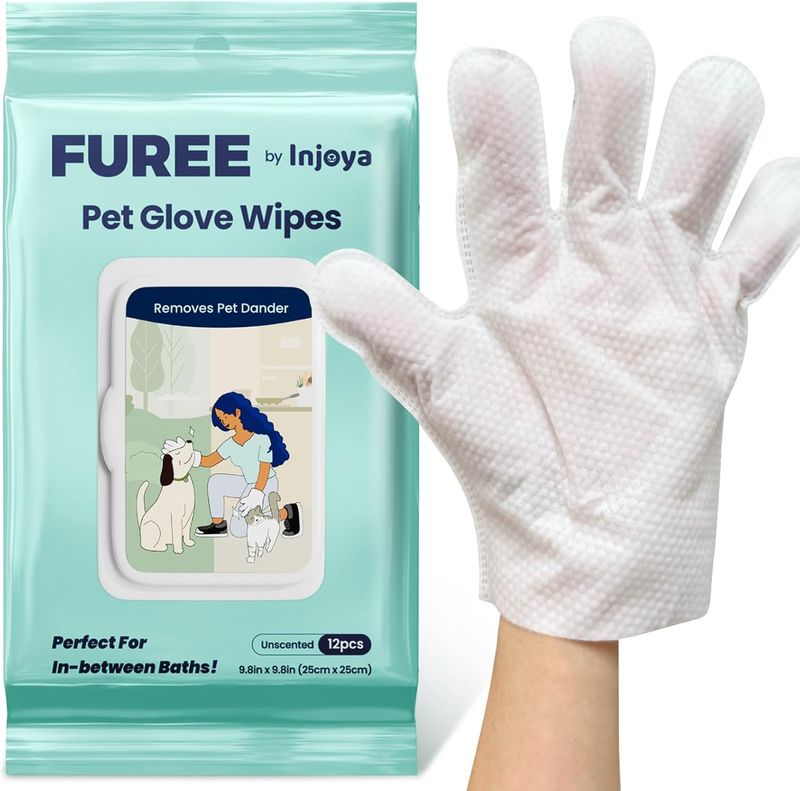 INJOYA - Hypoallergenic Pet Glove Wipes