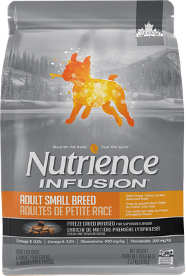 NUTRIENCE - Fraser Valley Chicken Infusion Healthy Adult Small Breed Dog Food