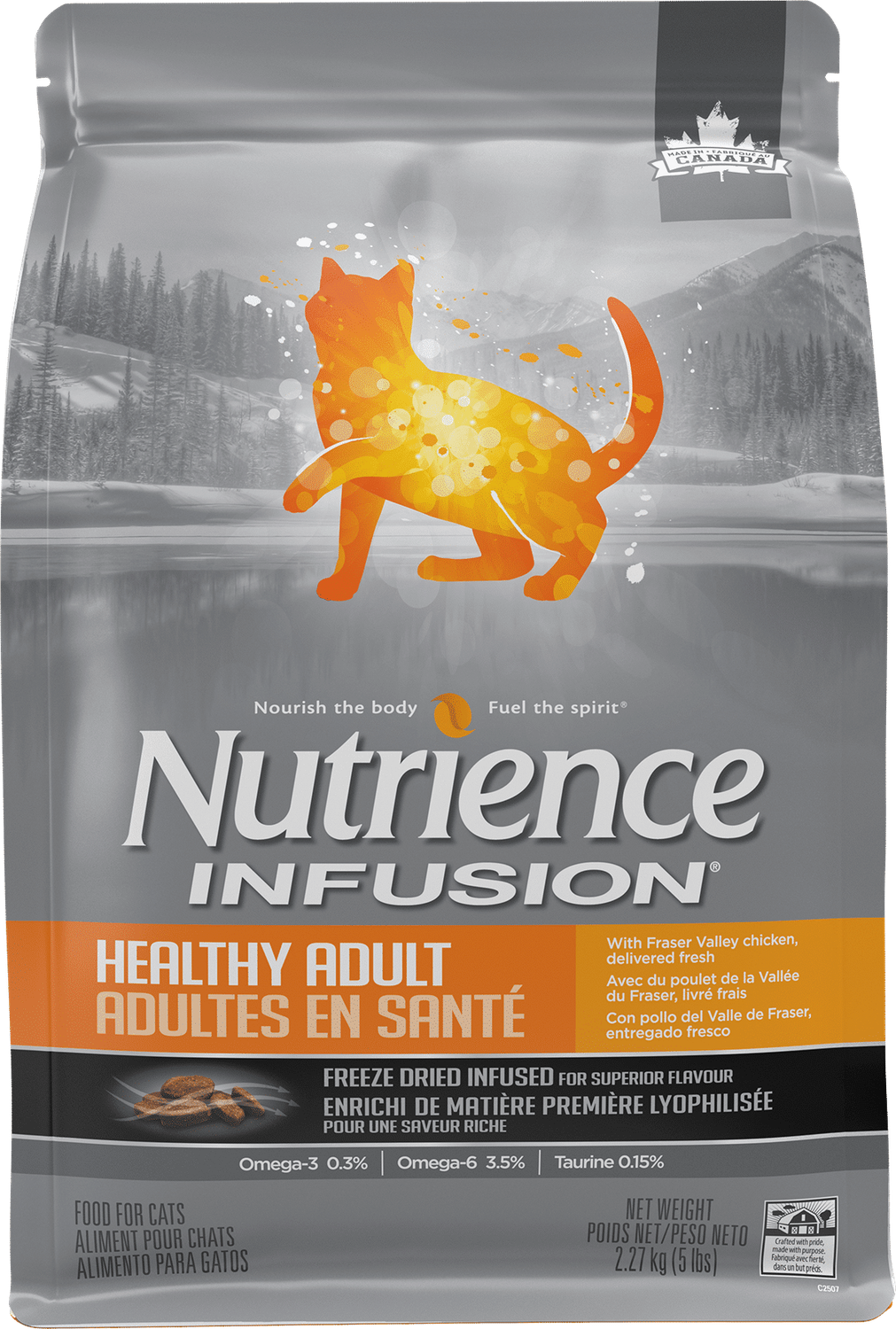 NUTRIENCE - Fraser Valley Chicken Infusion Healthy Adult Cat Food, Size: 2.27kg