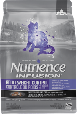 NUTRIENCE - Fraser Valley Chicken Infusion Weight Control Healthy Cat Food