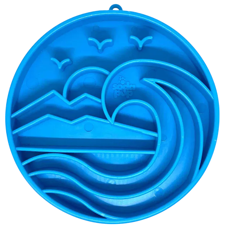 SODAPUP - Baja Design ETray Slow Feeder Dog Bowl, Size: 8''