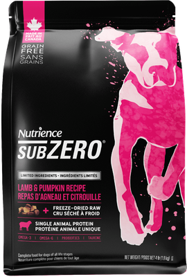 NUTRIENCE - SubZero Lamb &amp; Pumpkin Limited Ingredient Dog Food
