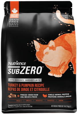 NUTRIENCE - SubZero Turkey &amp; Pumpkin Limited Ingredient Cat Food