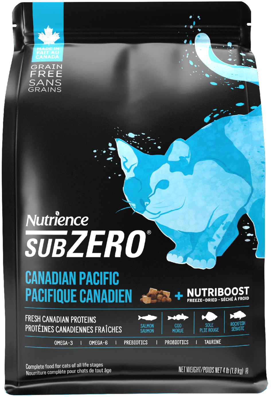 NUTRIENCE - SubZero Canadian Pacific High Protein Cat Recipe, Size: 1.8kg