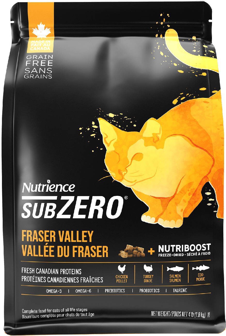 NUTRIENCE - SubZero Fraser Valley High Protein Cat Recipe, Size: 1.8kg