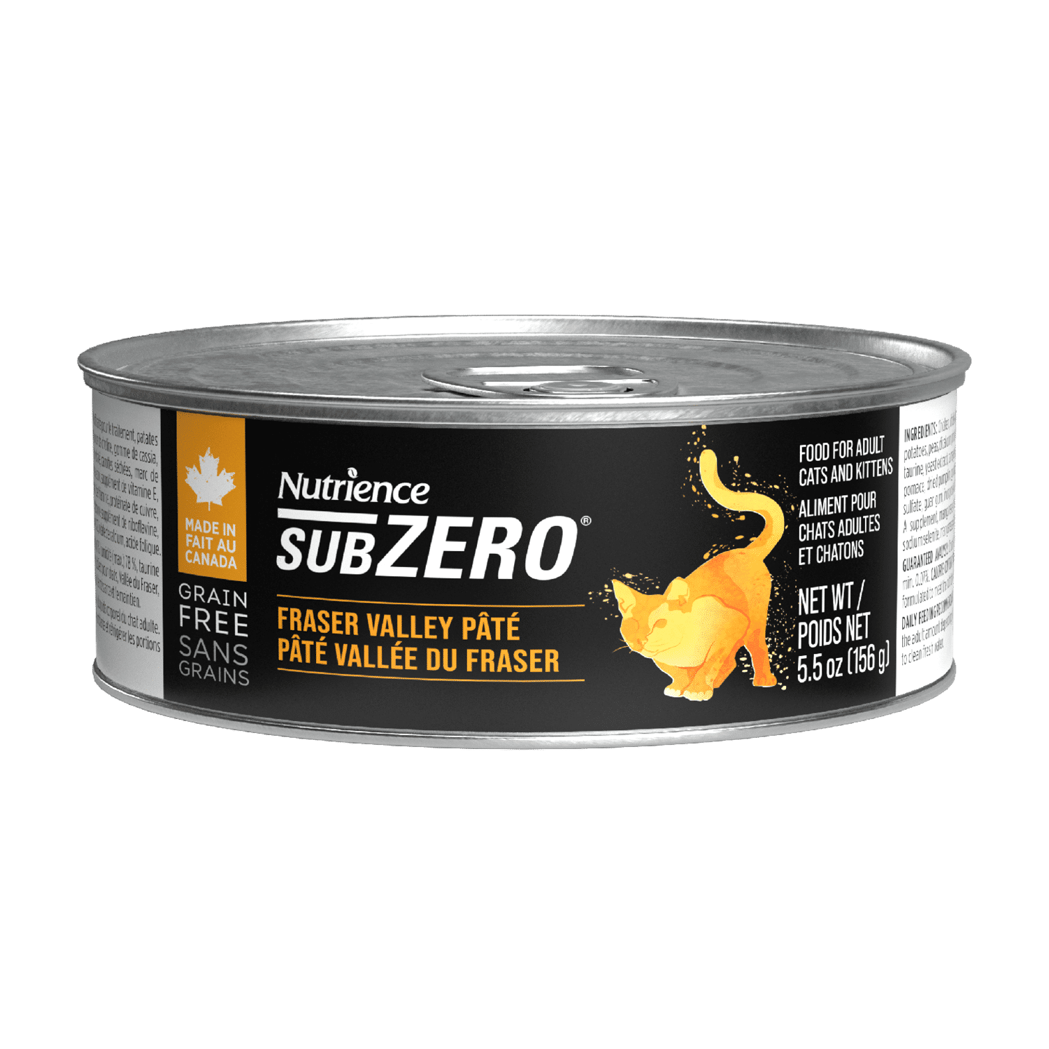 NUTRIENCE - SubZero Fraser Valley Chicken Pâté for Cats, Size: 156g