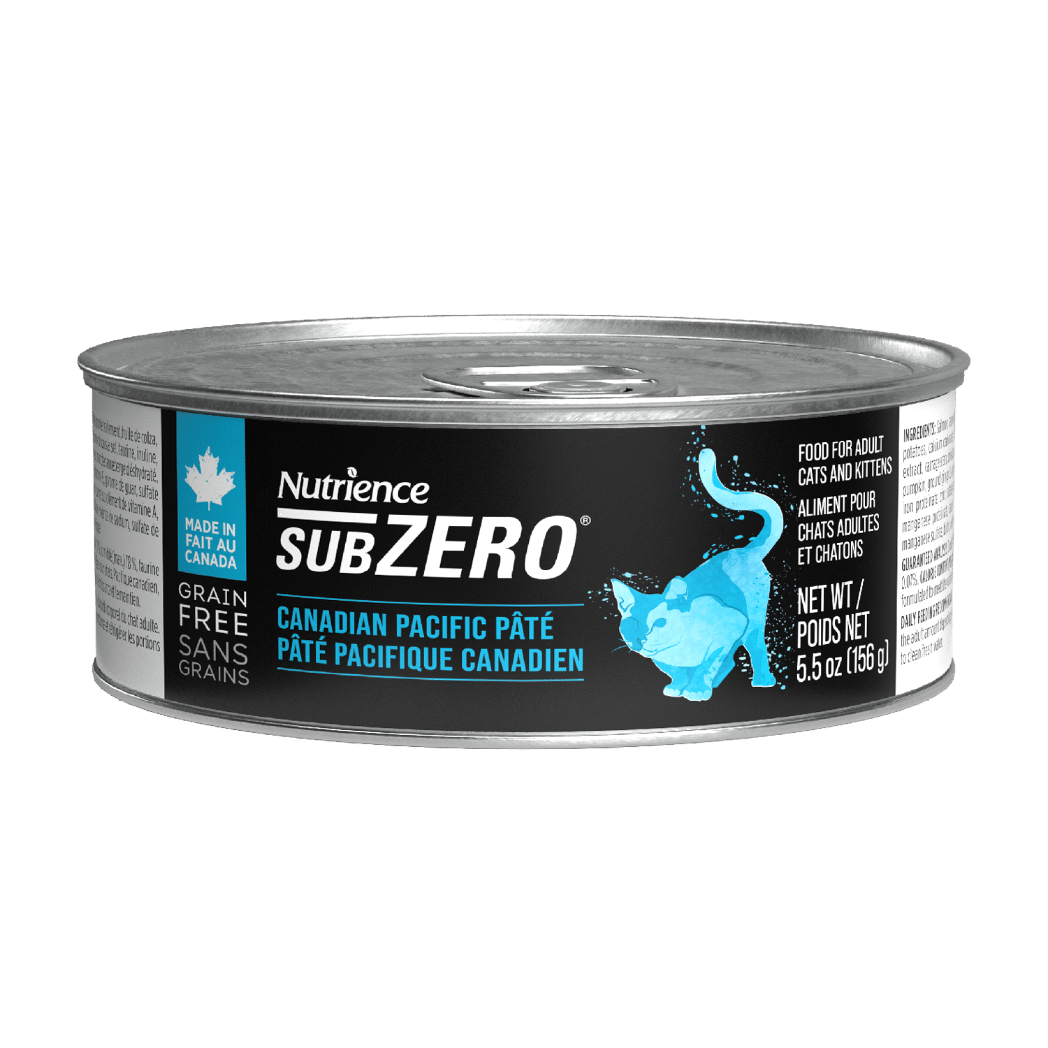 NUTRIENCE - SubZero Canadian Pacific Fish Pâté for Cats, Size: 156g