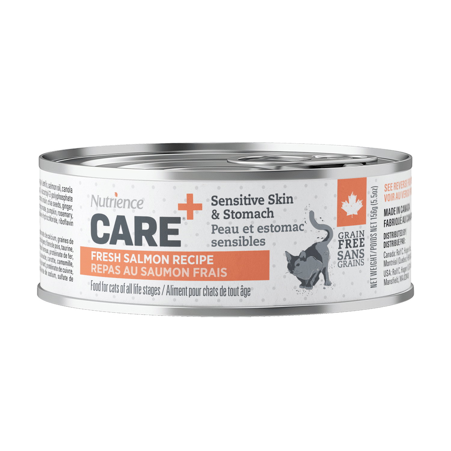 NUTRIENCE - Sensitive Skin &amp; Stomach - Hypoallergenic Wet Cat Food, Size: 156g