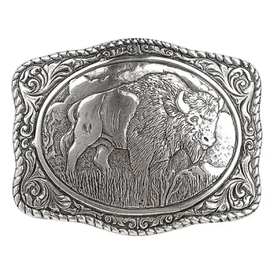 M&amp;F WESTERN - Crumrine Vintage Buffalo Buckle