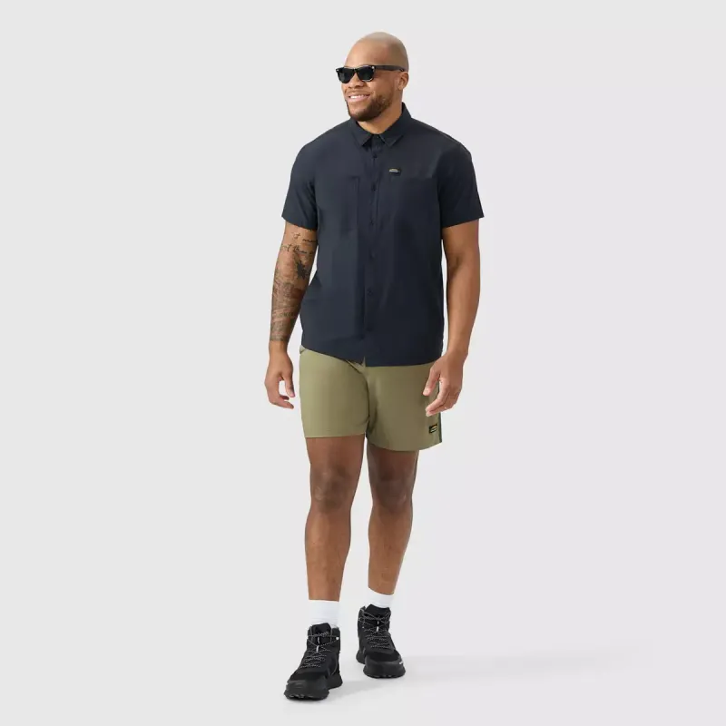 CHLOROPHYLLE - Pure Black Durango Short-Sleeved Shirt