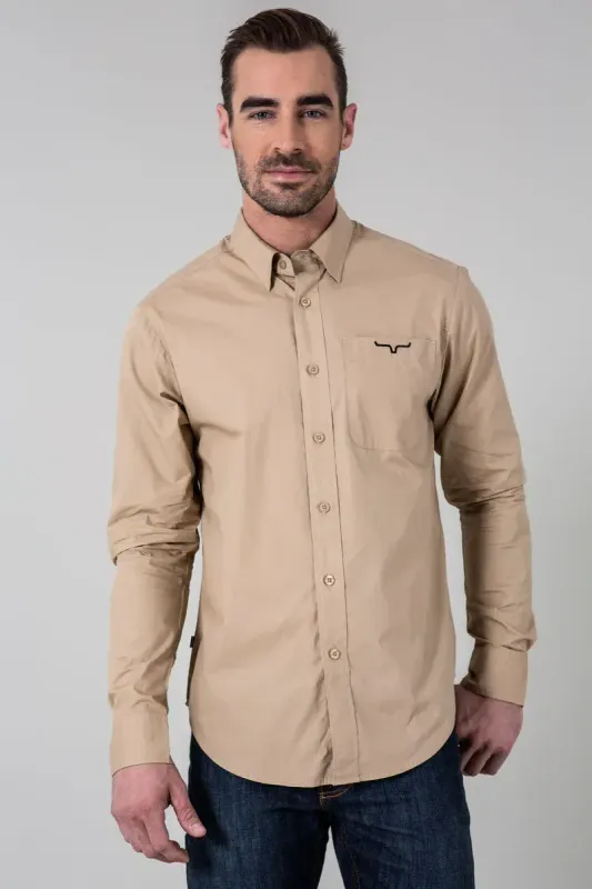 KIMES RANCH - KR Team Dress Khaki Shirt