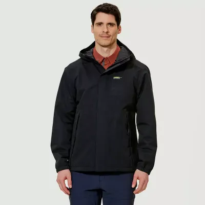 CHLOROPHYLLE - Temis Pure Black Rain Jacket