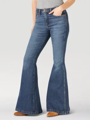 WRANGLER - Retro Premium Jean High Rise Trumpet Flare in Paige