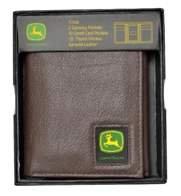 JOHN DEERE - Tri-Fold Wallet with Logo