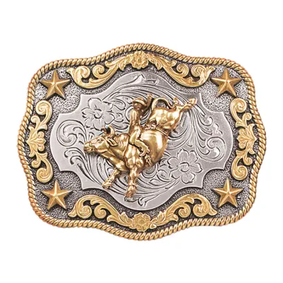 M&amp;F WESTERN - Bull Rider Belt Buckle
