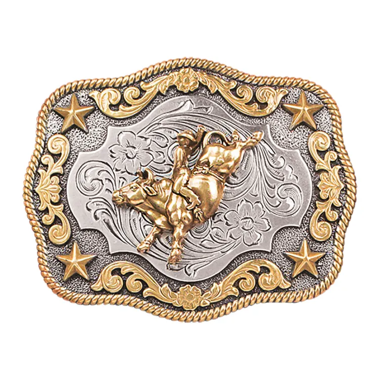 M&amp;F WESTERN - Bull Rider Belt Buckle
