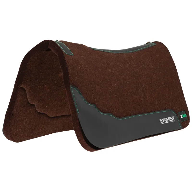 WEAVER - Synergy Contoured Steam Pressed Merino Wool Smarty Saddle Pad