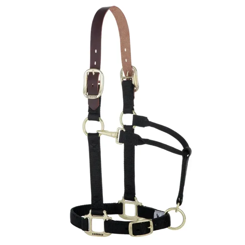 WEAVER - Breakaway Original Adjustable Black Chin &amp; Throat Snap 1'' Ha