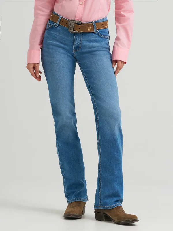 WRANGLER - JeaSophia Ultimate Riding Jeans Willow Mid-Rise Bootcut