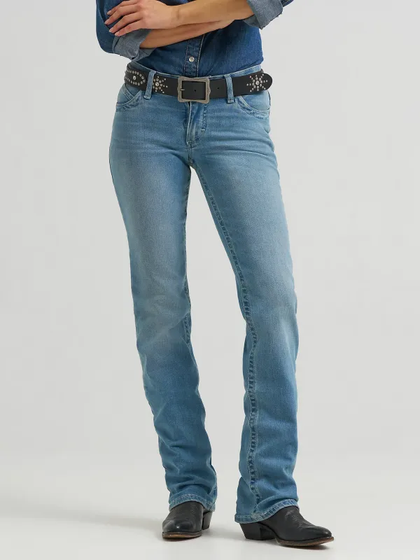 WRANGLER - Ultimate Riding Jean Willow Mid-Rise BootCut Light Wash