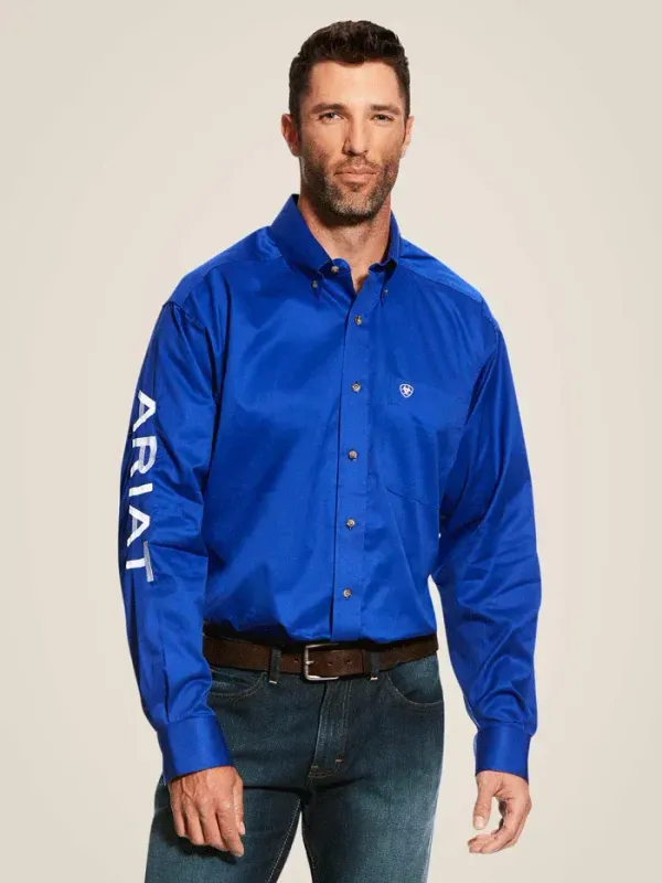 ARIAT - Team Logo Twill Classic Fit Ultra Marine Shirt