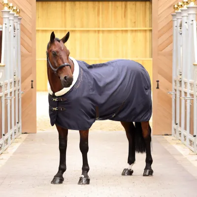 SHIRES - Navy Deluxe Stable Sheet