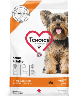 1st CHOICE - Chicken Formula for Toy &amp; Small Breeds Adult Dogs