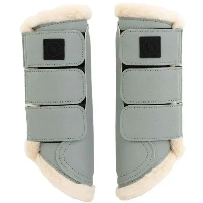 BR EQUESTRIAN - Slate Gray Majestic Boot Indira with Faux fur