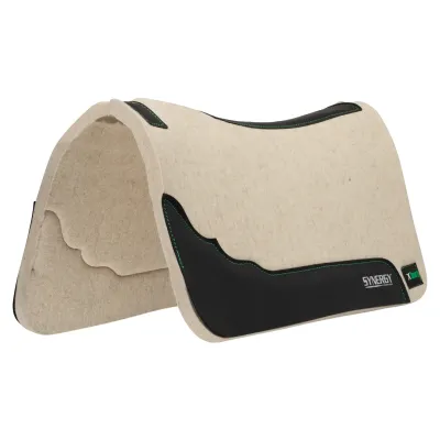 WEAVER - Synergy Contoured Steam Pressed Merino Wool Smarty Saddle Pad