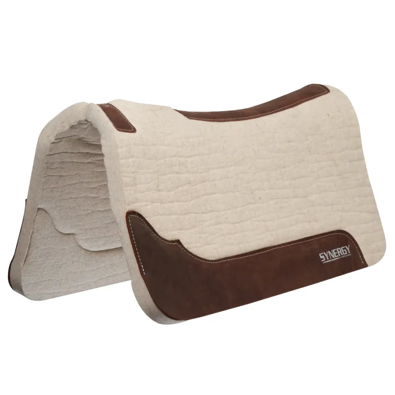 WEAVER - Synergy Steam Pressed Merino Wool Natural Performance Saddle