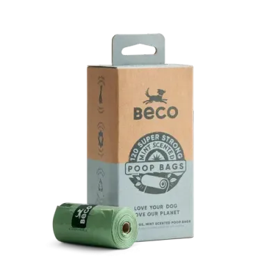 BECO PETS - Biodegradable Mint Scent Poop Bags