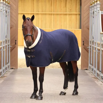 SHIRES EQUESTRIAN - Navy Deluxe Tech Cooler