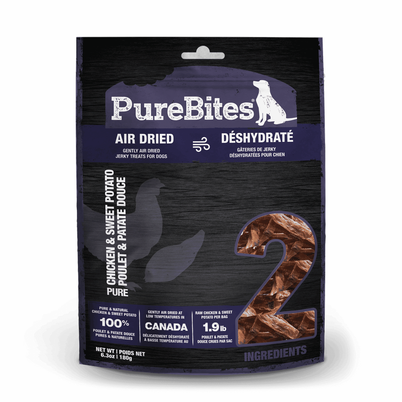 PUREBITES - Dehydrated Chicken &amp; Sweet Potato Jerky