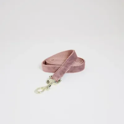 KENTUCKY DOGWEAR - Dog Leash Old Rose Velvet