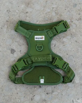 DEXYPAWS - Camo Green No-Pull Dog Harness