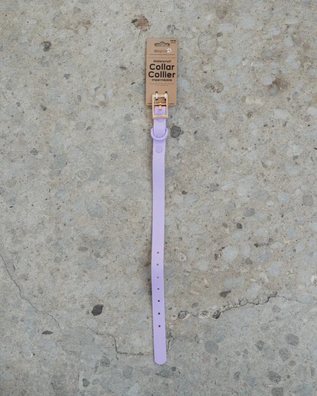 DEXYPAWS - Lilac Waterproof Dog Collar