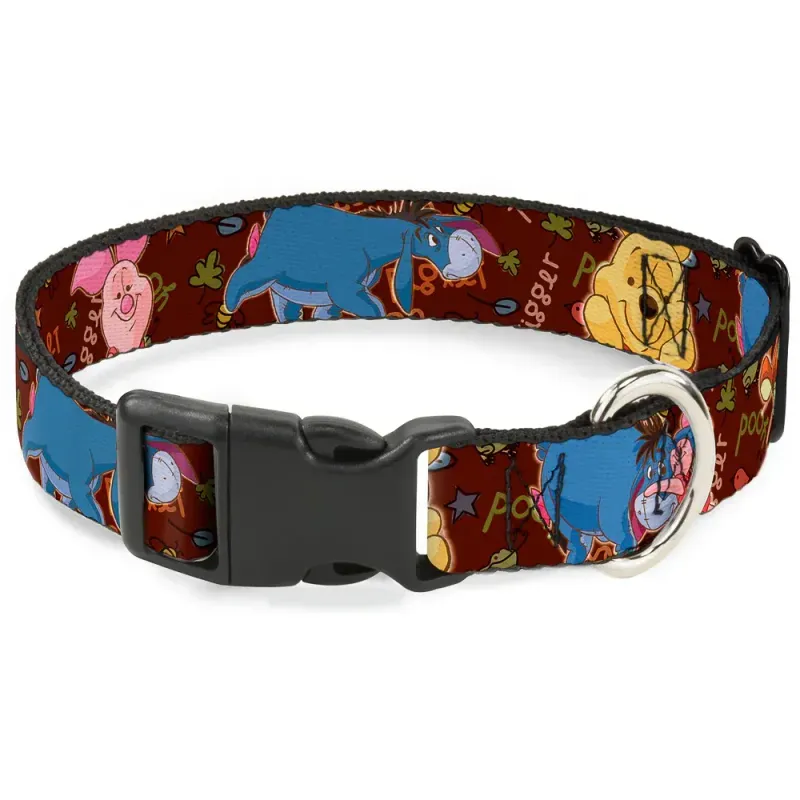 BUCKLE DOWN - Winnie the Pooh Plastic Clip Collar