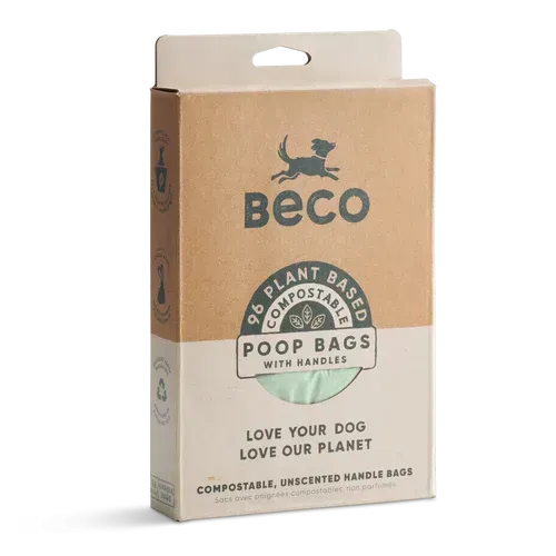 BECO - Biodegradable poop bags with handles