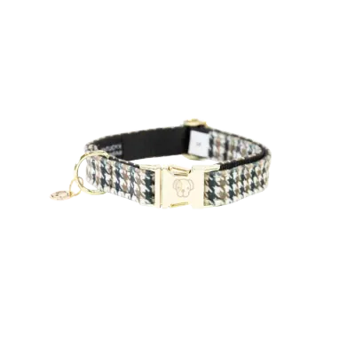 KENTUCKY DOGWEAR - Pied-De-Poule Dog Collar