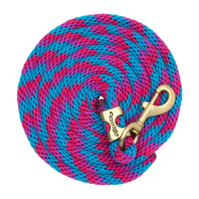 WEAVER - Poly Lead Ribbon Rope with Brass Snap
