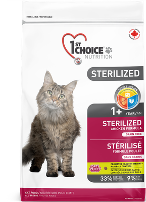 1st CHOICE - All Breeds Adult Cats Sterilized Recipe