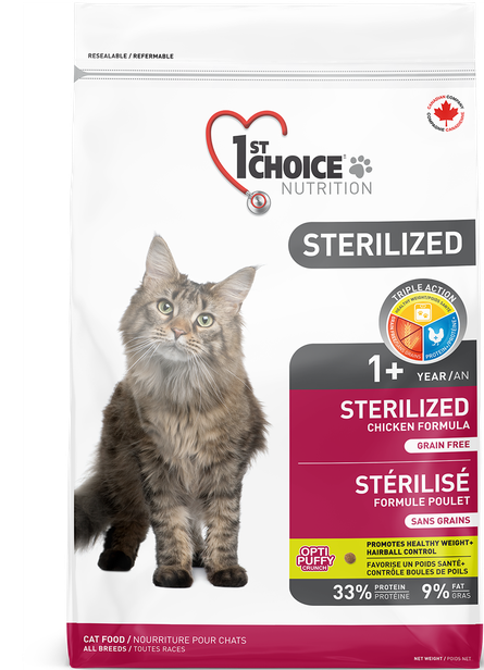 1st CHOICE - All Breeds Adult Cats Sterilized Recipe