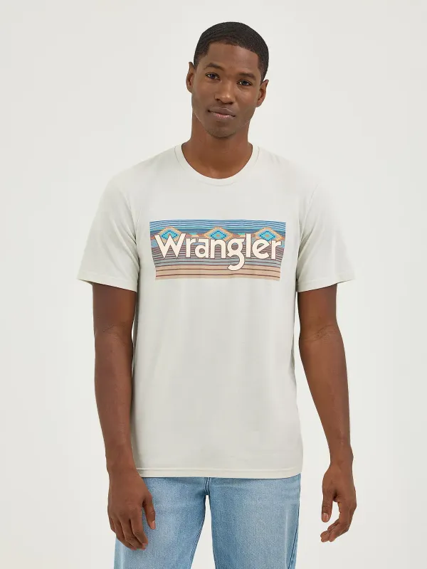 WRANGLER - Southwestern Logo Graphic Offwhite T-Shirt
