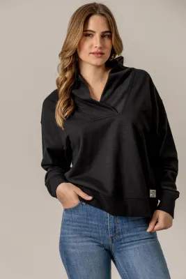 KIMES RANCH - Black Sandy Pullover