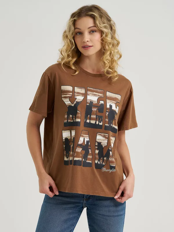 WRANGLER - Yee Haw Western Graphic Girlfriend Tee