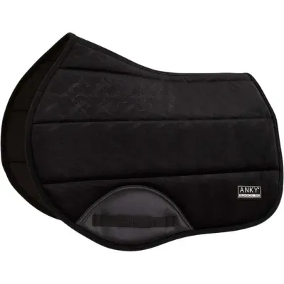 ANKY - Velvet Wave Black Jumping Saddle Pad